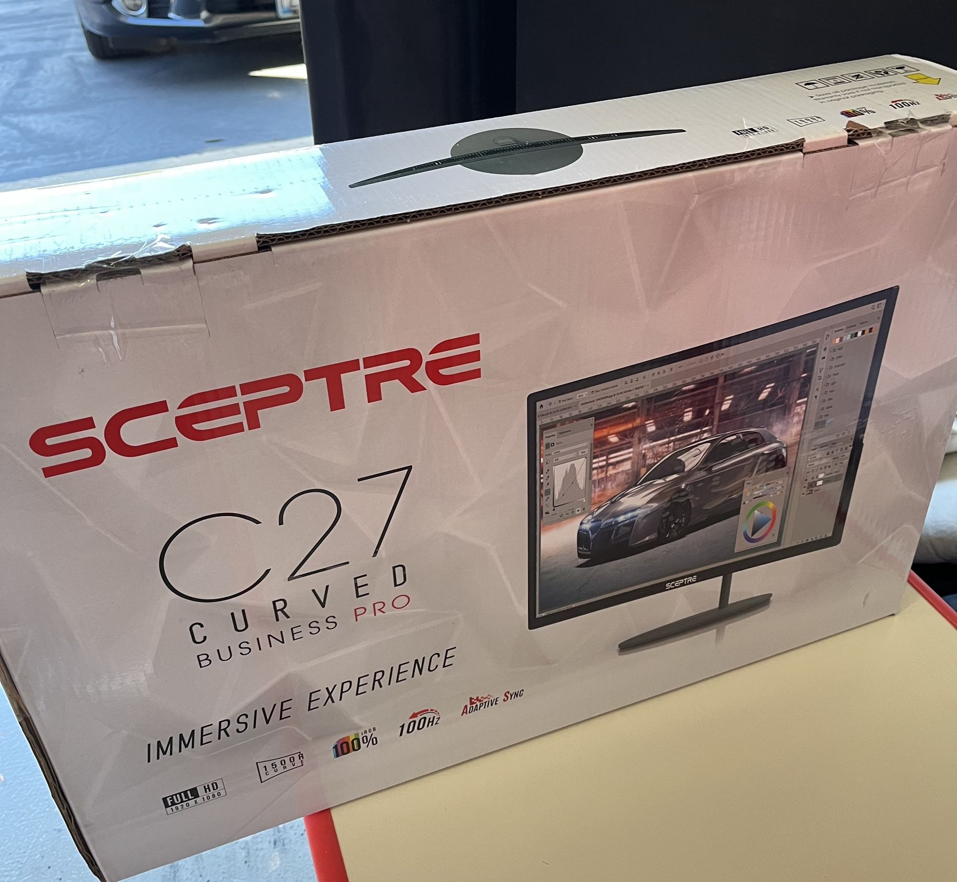 27 Inch Curved Monitor Sceptre Business Pro