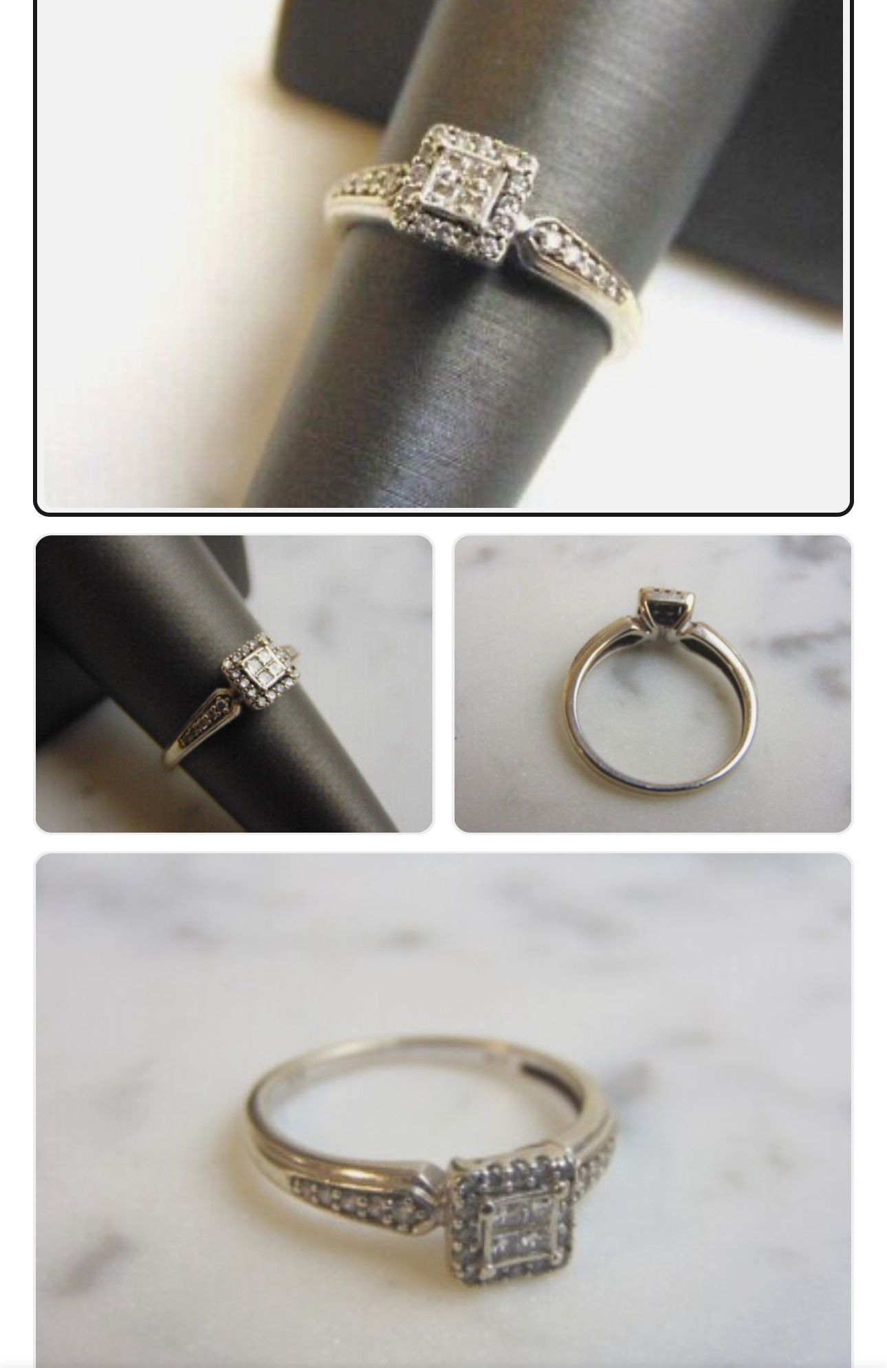 White Gold Engagement Ring