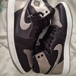 Size 12 men's Air Jordan 1 High OG
Satin Shadow