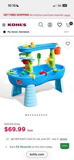 Step 2- Children’s water table play set