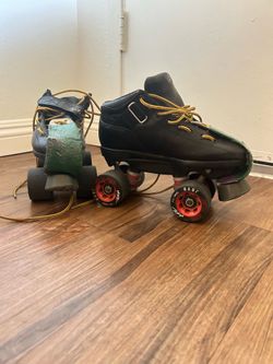Roller Skates and Extra Wheels (Size: M5/W7)