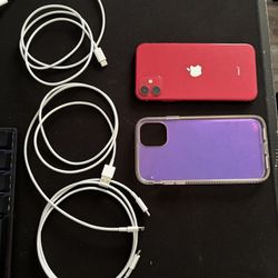 iPhone 11 With 3 Fast Chargers And Case 