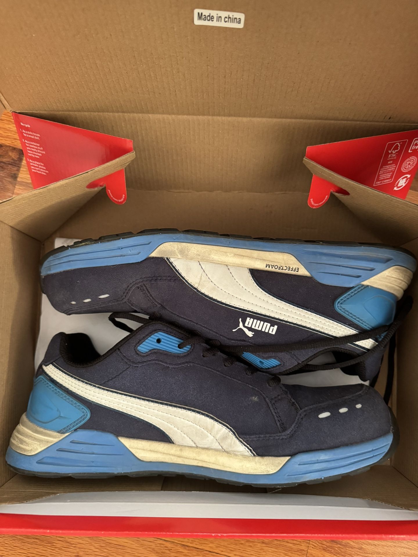 Size 10.5 Puma Air Twist Safety Shoes