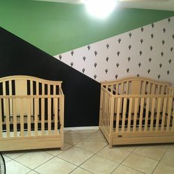 2 Crib To Toddler Beds 