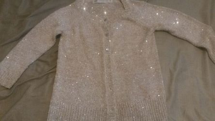 Macys Sparkly light jacket/blouse