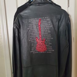 Hardrock Cafe Leather Jacket