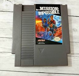 1990 Mission Impossible NES game 