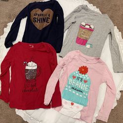 Girls Long Sleeve Tops Size 6