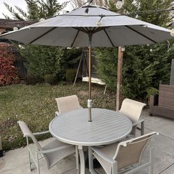 Outdoor Dining Table 6-Pc