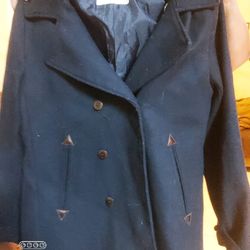 Levis Navy Blue Wool Jacket New
