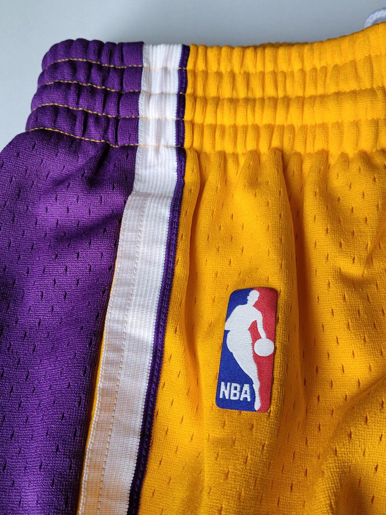 Los Angeles Lakers Spray Paint Mitchell & Ness Swingman Basketball Shorts  Size 2XL for Sale in Las Vegas, NV - OfferUp