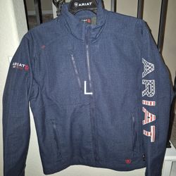 ARIAT FRC CLOUD 9 WINDPROOF WATERPROOF INSULATED ZIP-UP JACKET 