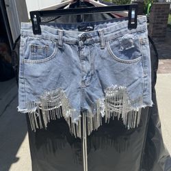 Fringe Shorts Small
