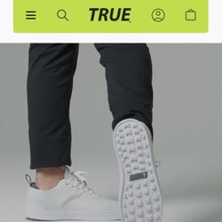 True Linkswear FS-01 Leather Men’s Golf Shoes White 9.5