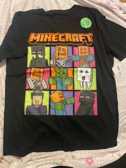 Minecraft boys Halloween shirt