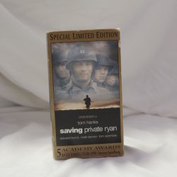 Saving Private Ryan VHS 2 Tape Special Edition Tom Hanks Spielberg Collector Set