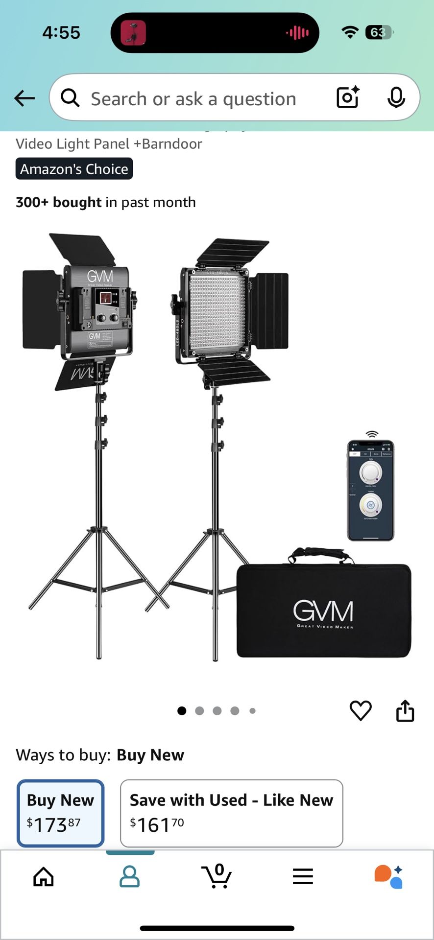 GVM 2 Pack LED Video Lighting 2300k-6800k