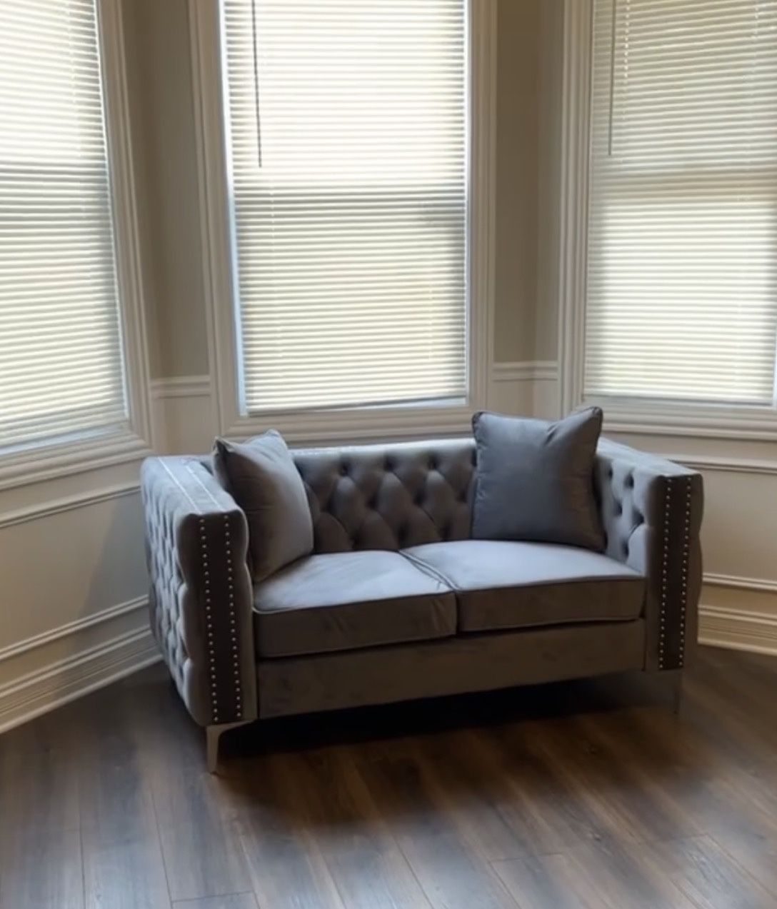 Dart Grey 2 Piece Couch Set