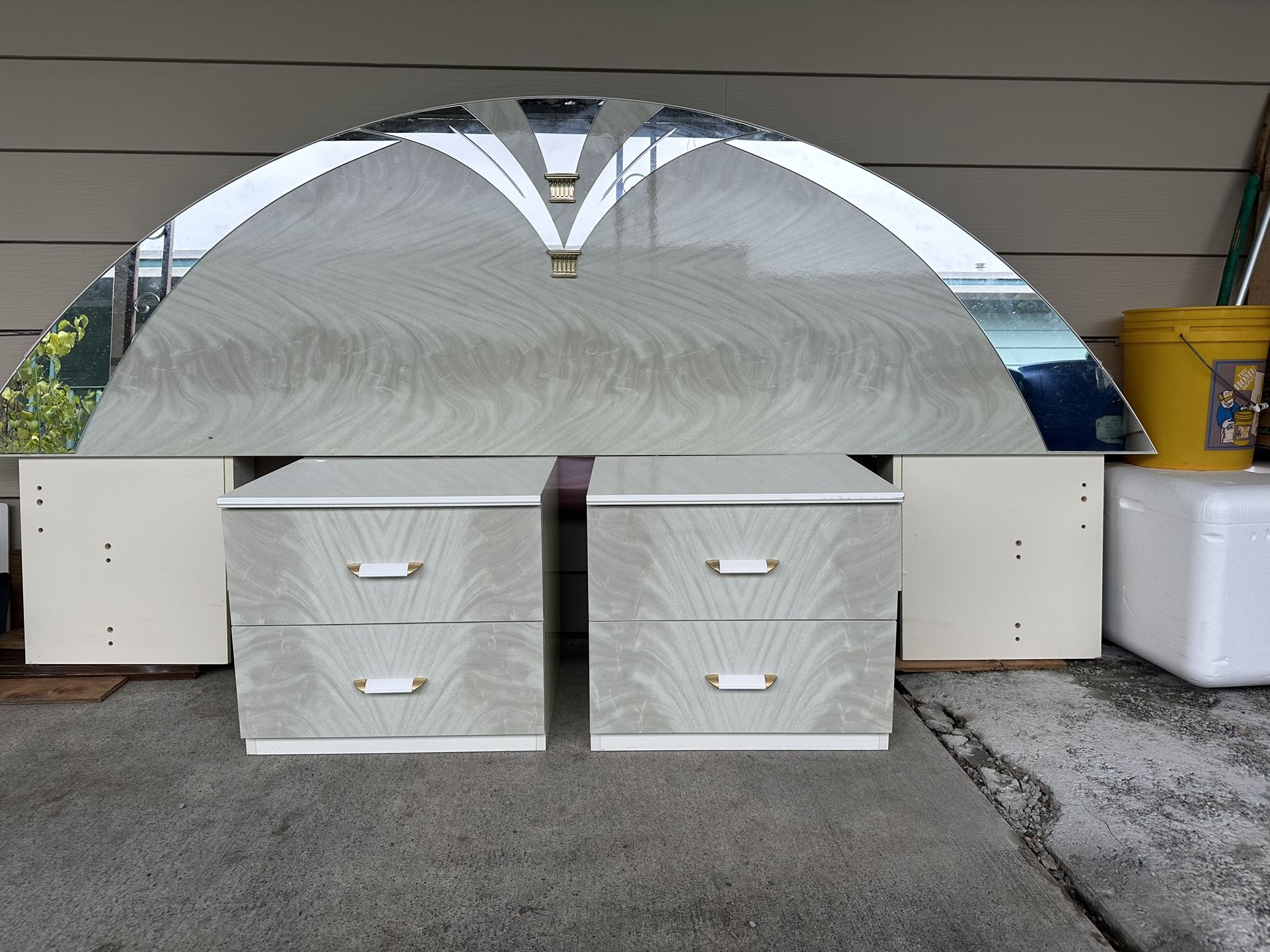 Head Board And Night Stands