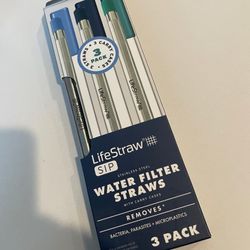 Lifestraw SIP water Filter Straws  3 Pack W/Cases 