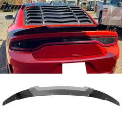 Fits 2015-2023 Dodge Charger SRT Hellcat Venom V2 Wickerbill Spoiler Gurney Flap PC