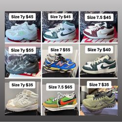 Jordan’s Nikes new balance size 7 & 7.5 cheap