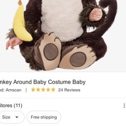 Infant Monkey Costume 