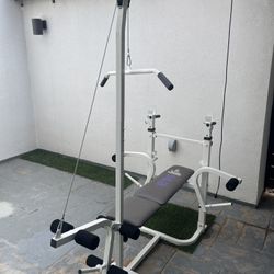 Bench Lat Pull Down Set