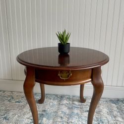 Solid Oak Side Table