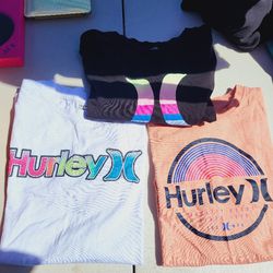 Bundle Of Hurley Tshirts 