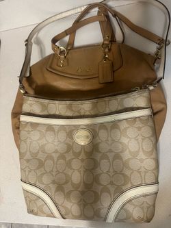 2 bolsas Coach por $40