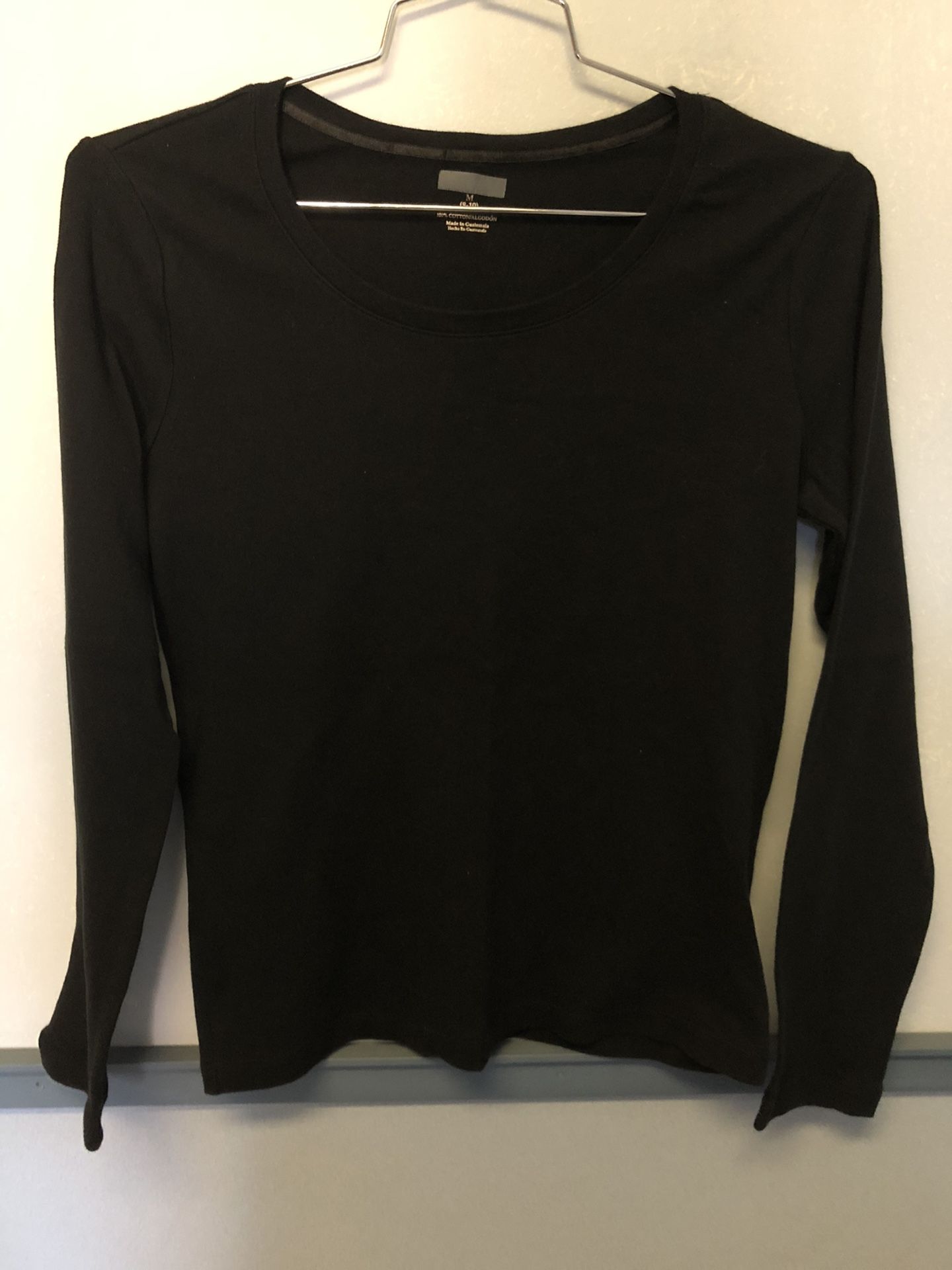 Ladies Cotton Long Sleeve Shirt - Size Medium