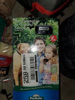 Rechargeable inground fence