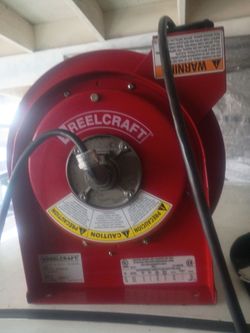 REELCRAFT :   50  ft. Premium Duty Duplex Outlet Box Power Cord Reel