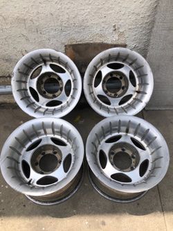 15” wheels 6x5.5 Chevy gmc c10 obs Projects parts Toyota Tacoma Nissan hardbody 6 lugs 15x10
