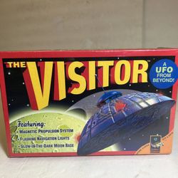 The Visitor UFO From Beyond 1997 Vintage Toy Glow In The Dark Moon Base New Sealed
