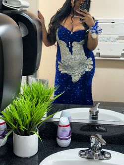 BLUE PROM DRESS