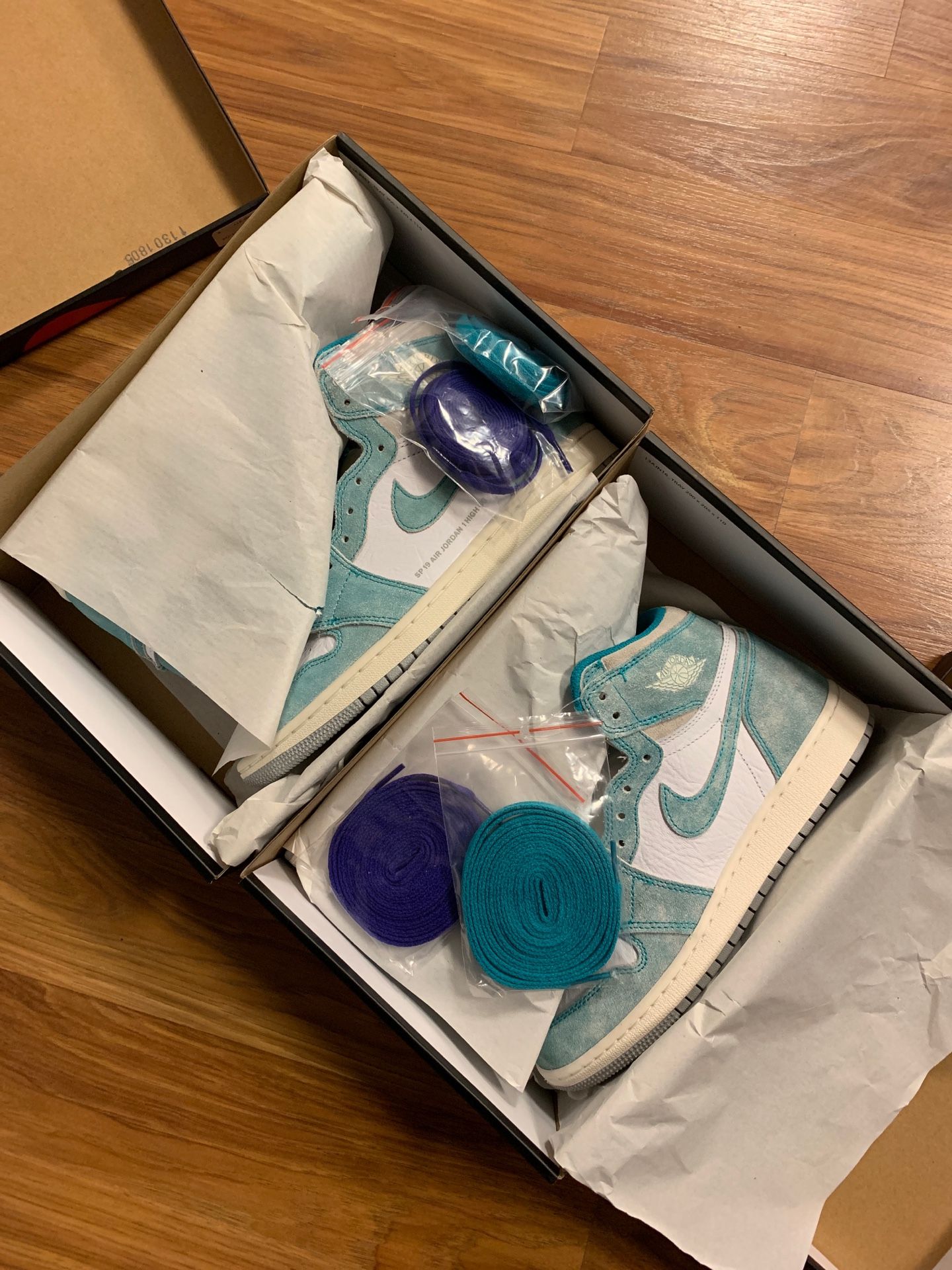 Brand new Jordan retro 1s turbo green