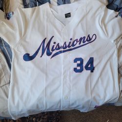 Nolan Ryan's SAN ANTONIO MISSIONS Jersey