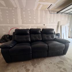 One big couch and one side couch