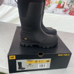 CAT Rain Boots Size 7W Or 5M