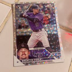 Shiny silver card