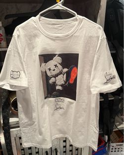 Brand new Mens 100% cotton t shirt with arm tag  kawsxlouibouton