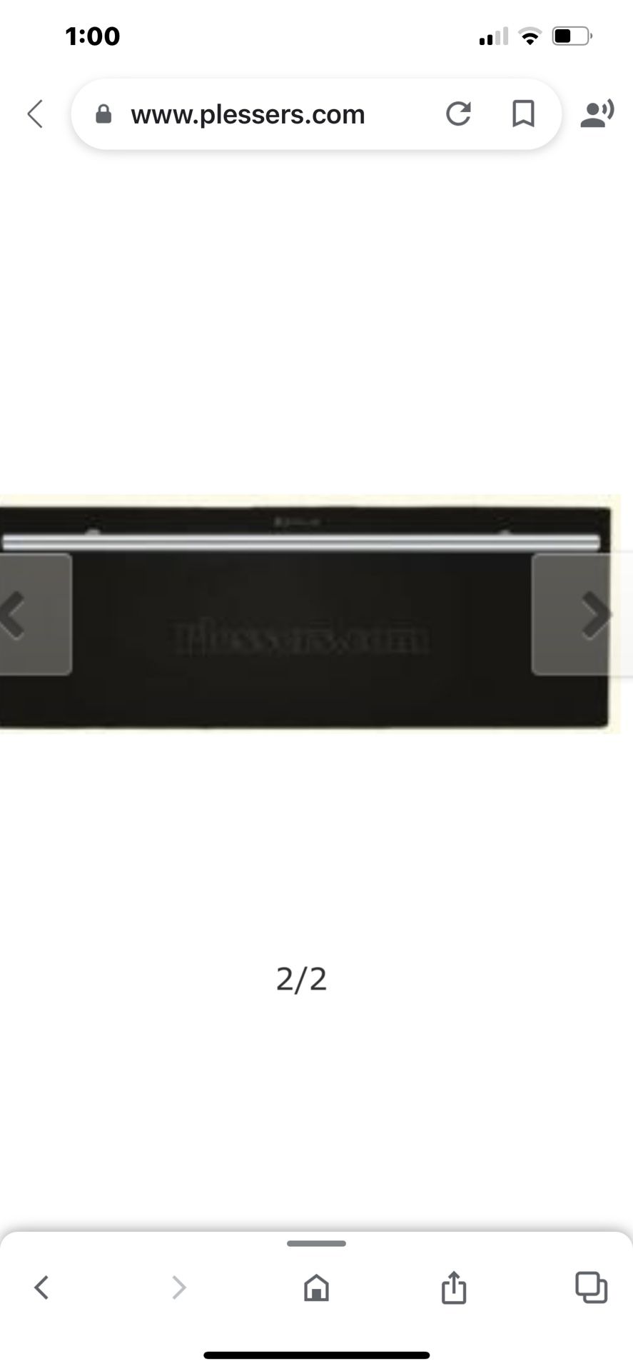 Jenn Air NEW Black Floating Glass Warming Drawer