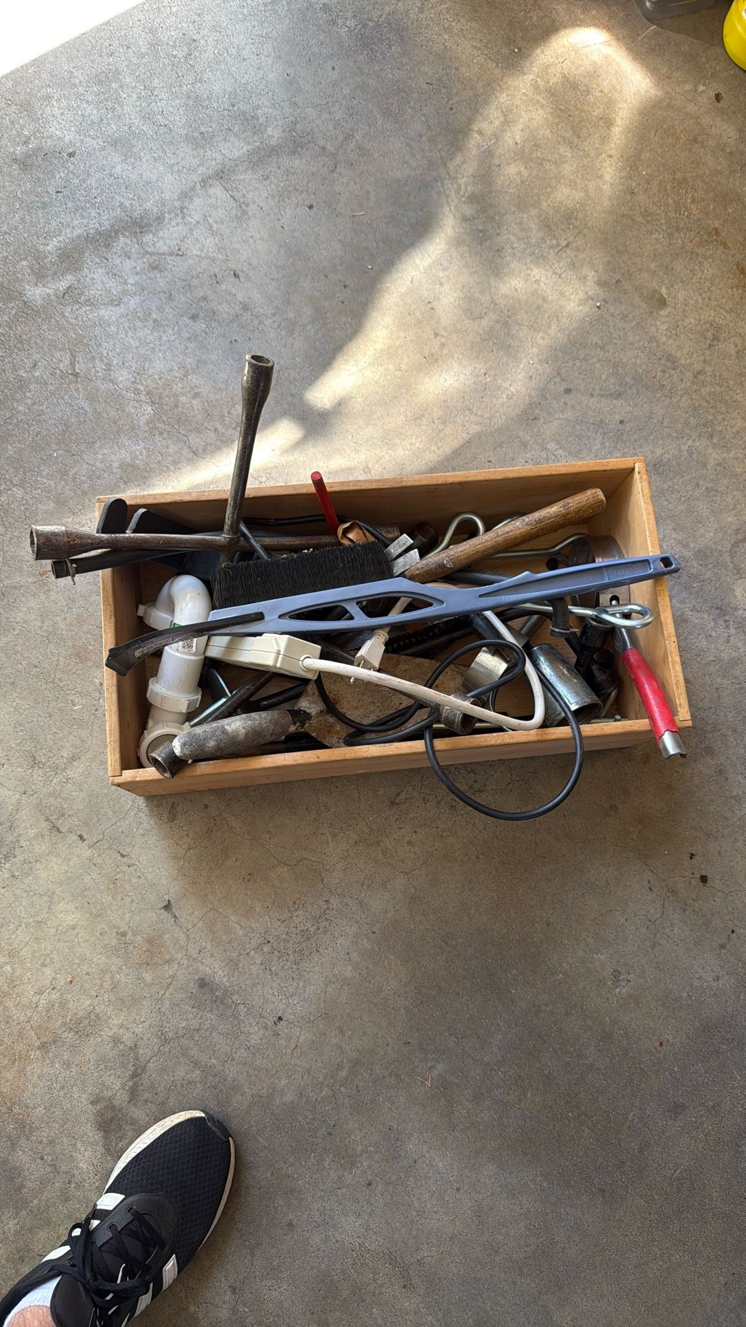 Box with a bunch of tools
