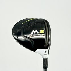 Taylormade 2019 M2 3 Wood 15° - M2 Shaft 65g Stiff Flex - Stock TM Standard