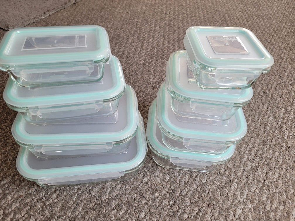 New Glass Containers Set