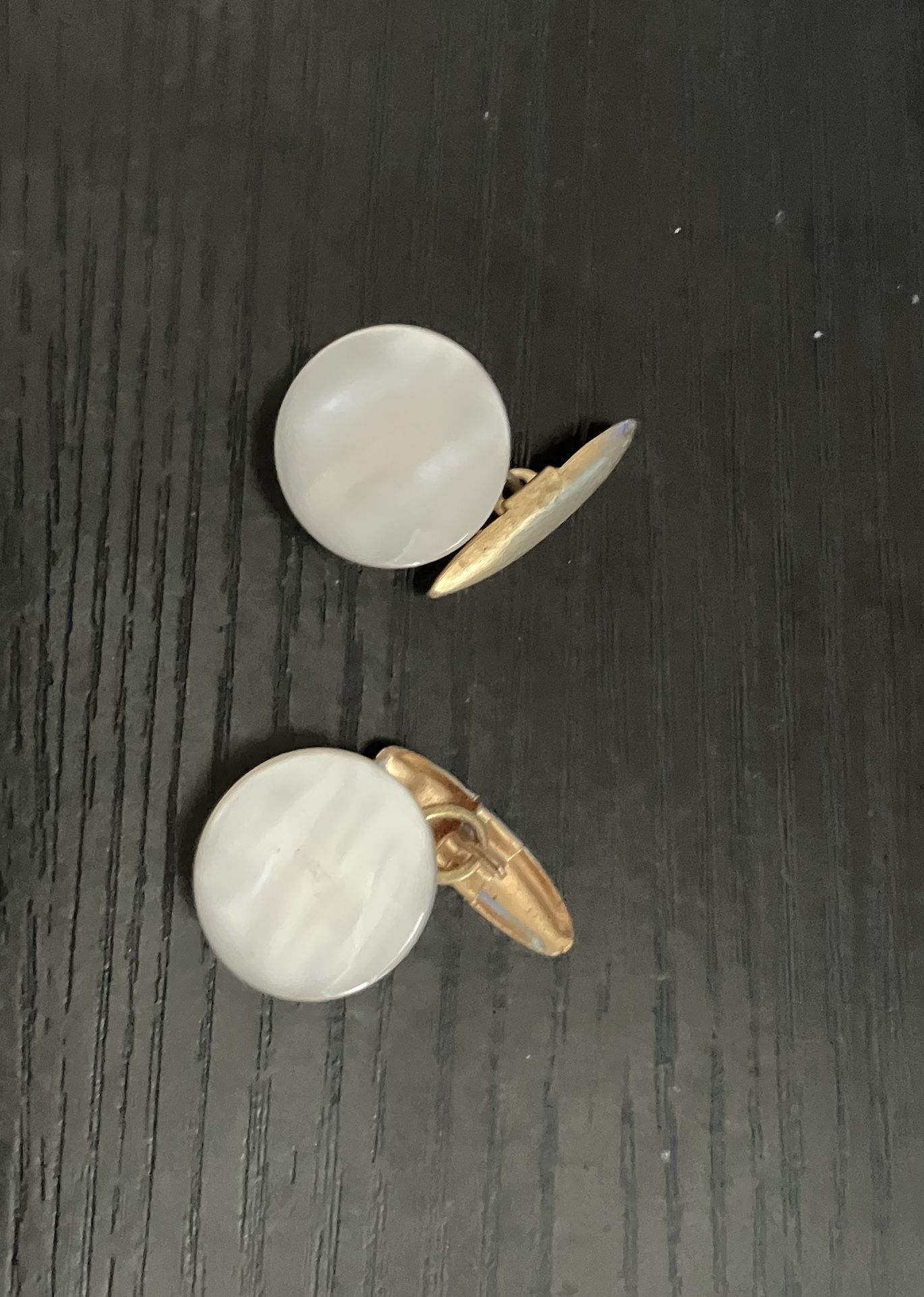 Pearlized Button Cufflinks