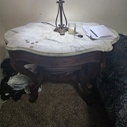 Marble End Table
