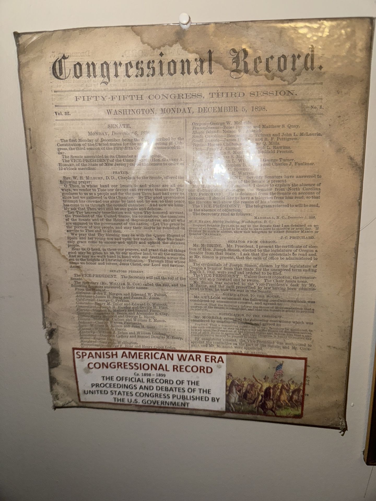 Congressional Record Date: December 5, 1898